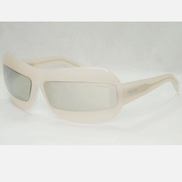 Prada Silver Mirror Wrap Womens Sunglasses main image 5